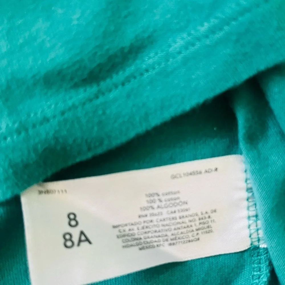 OshKosh Original casual play teal T-shirt Boys 8T graphic design 100% cotton